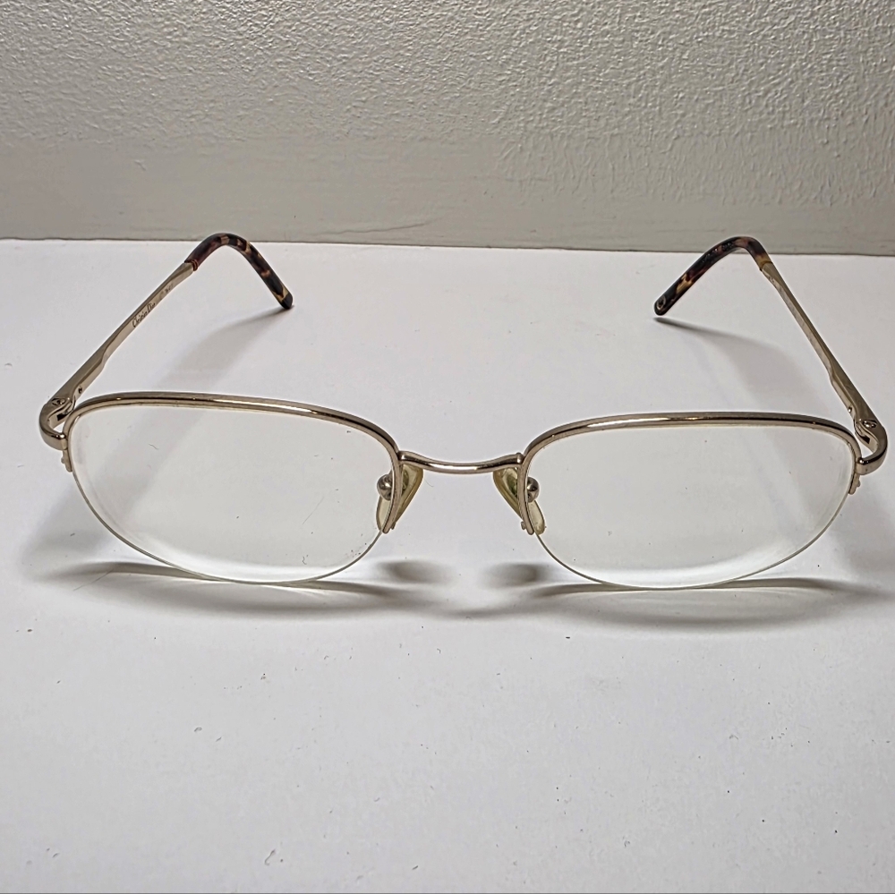 Authentic Christian Dior 4511 Gold Metal Tortoiseshell Eyeglass Frames 40A-135 - Picture 5 of 7